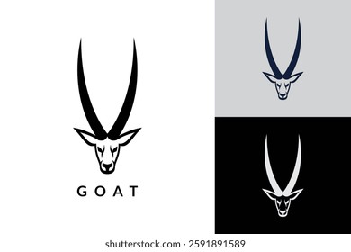 goat logo icon vector illustration