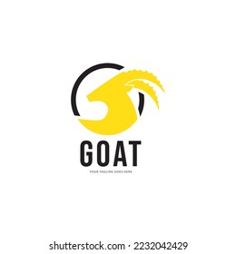 goat logo icon vector template. design art vector template.