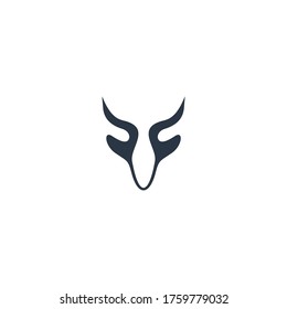 Goat logo symbol - vector illustration