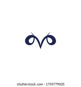 Goat logo symbol - vector illustration