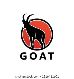 Goat Logo Template Design Vector