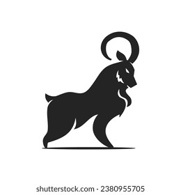 goat logo template Isolated. Brand Identity. Icon Abstract Vector graphic