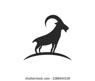 Goat Logo Template vector 