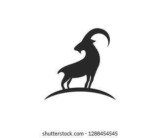 Goat Logo Template vector 