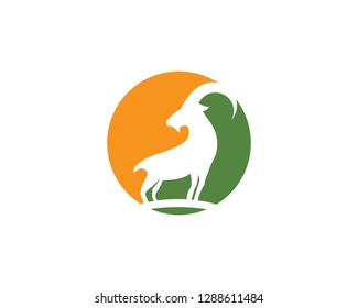 Goat Logo Template vector 