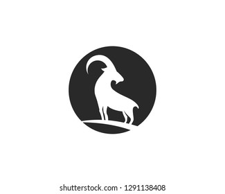 Goat Logo Template vector 