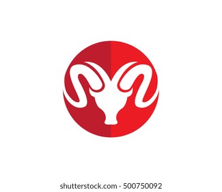 Goat Logo Template vector 