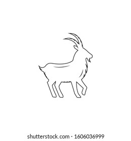 Goat Logo Template vector design