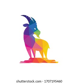Goat Logo Template vector design.