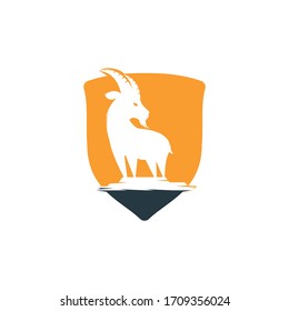 Goat Logo Template vector design.