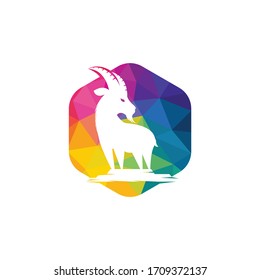 Goat Logo Template vector design.