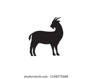 Goat Logo Template vector icon illustration design