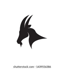 Goat Logo Template vector icon illustration design