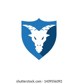 Goat Logo Template vector icon illustration design