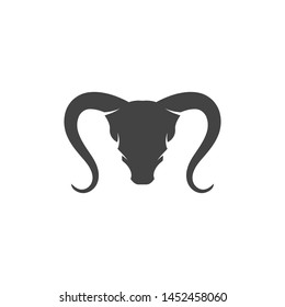 Goat Logo Template vector icon illustration design