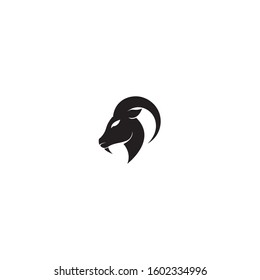 Goat Logo Template vector icon illustration design