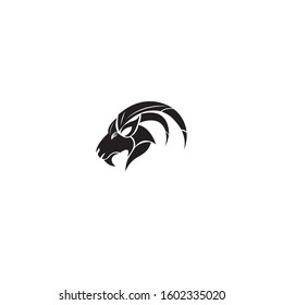 Goat Logo Template vector icon illustration design