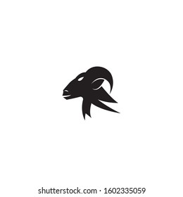 Goat Logo Template vector icon illustration design