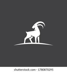 Goat Logo Template vector icon illustration design