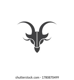 Goat Logo Template vector icon illustration design