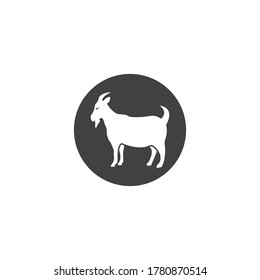 Goat Logo Template vector icon illustration design