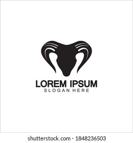 Goat Logo Template vector icon illustration design