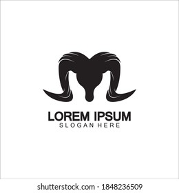 Goat Logo Template vector icon illustration design