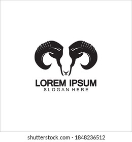Ziegenlogo Vorlage Vektorsymbol-Design