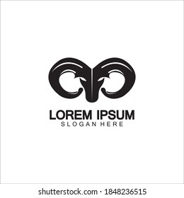 Goat Logo Template vector icon illustration design