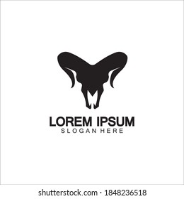 Goat Logo Template vector icon illustration design
