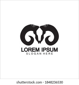 Goat Logo Template vector icon illustration design
