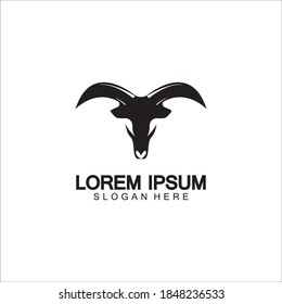 Goat Logo Template vector icon illustration design