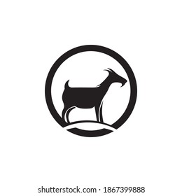 Goat Logo Template vector icon illustration design