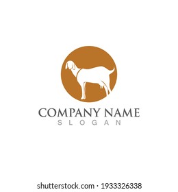 Goat Logo Template vector icon illustration design