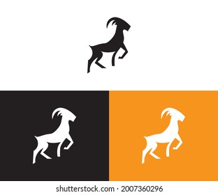 Goat Logo Template vector icon