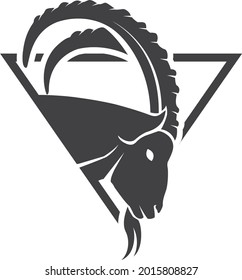 Goat Logo Template vector icon