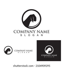 Goat Logo Template vector icon illustration design