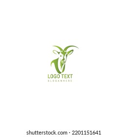 Goat Logo Template vector icon illustration design