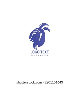 Goat Logo Template vector icon illustration design