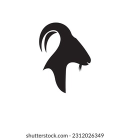 Goat Logo Template vector icon illustration design