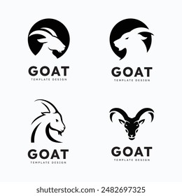 Goat Logo Template vector icon