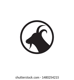 Goat Logo Template vector illustration