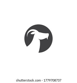 Goat Logo Template vector illustration