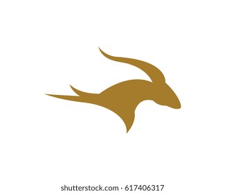 Goat Logo Template vector illustration