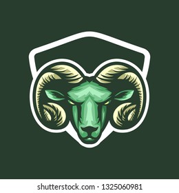 goat logo vector