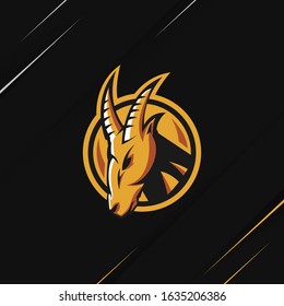 goat logo vector design 