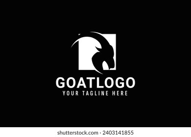 goat logo vector icon illustration