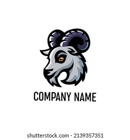 Goat logo vector illustration design