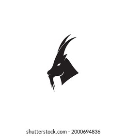 Goat logo vector template illustration