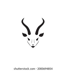 Ilustración del vector del logotipo de la cabra